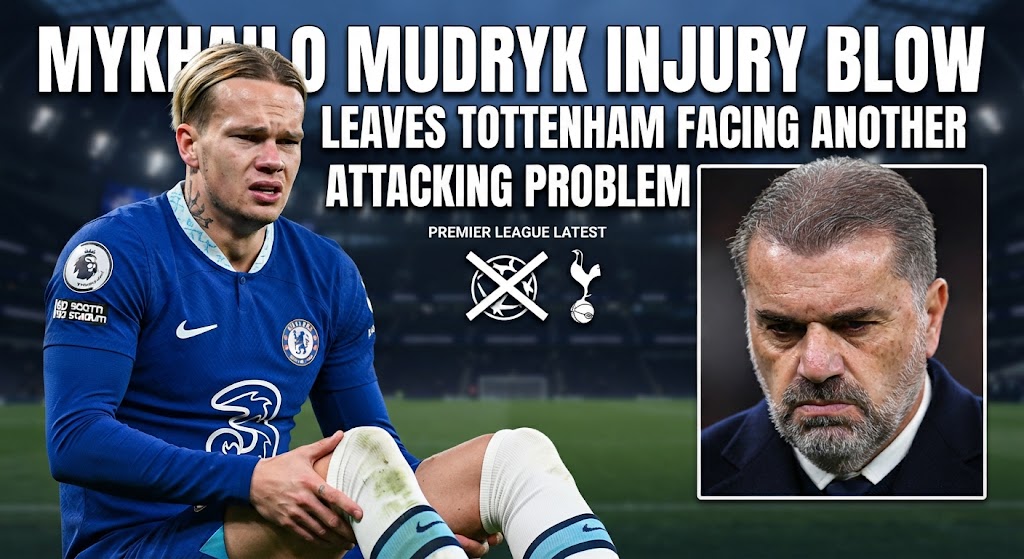Mykhailo Mudryk Injury Blow Leaves Tottenham Facing Another Attacking Problem